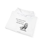 Christian Hoodie - Threads of Truth Not Today Satan Isaiah 31:4