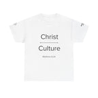Christian Graphic Tee - Threads of Truth, Christ Over Culture - Matthew 6:24