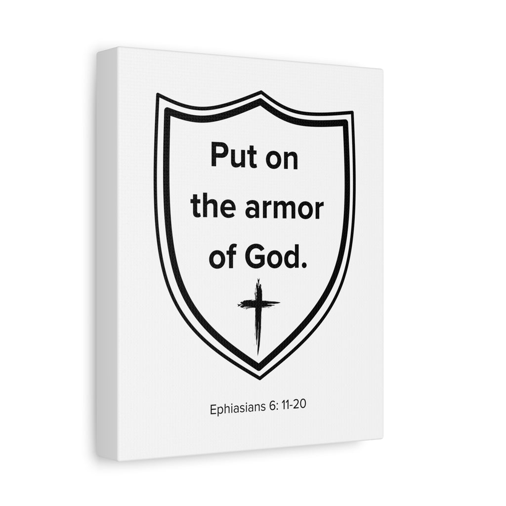 Canvas Print - Armor of God, Ephesians 6: 11-20, Matte Stretched