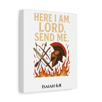 Canvas Print - 'Here I Am, Lord, Send Me' Isaiah 6:8 Threads of Truth