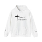 Proverbs 31:25 Unisex Hoodie Sweatshirt