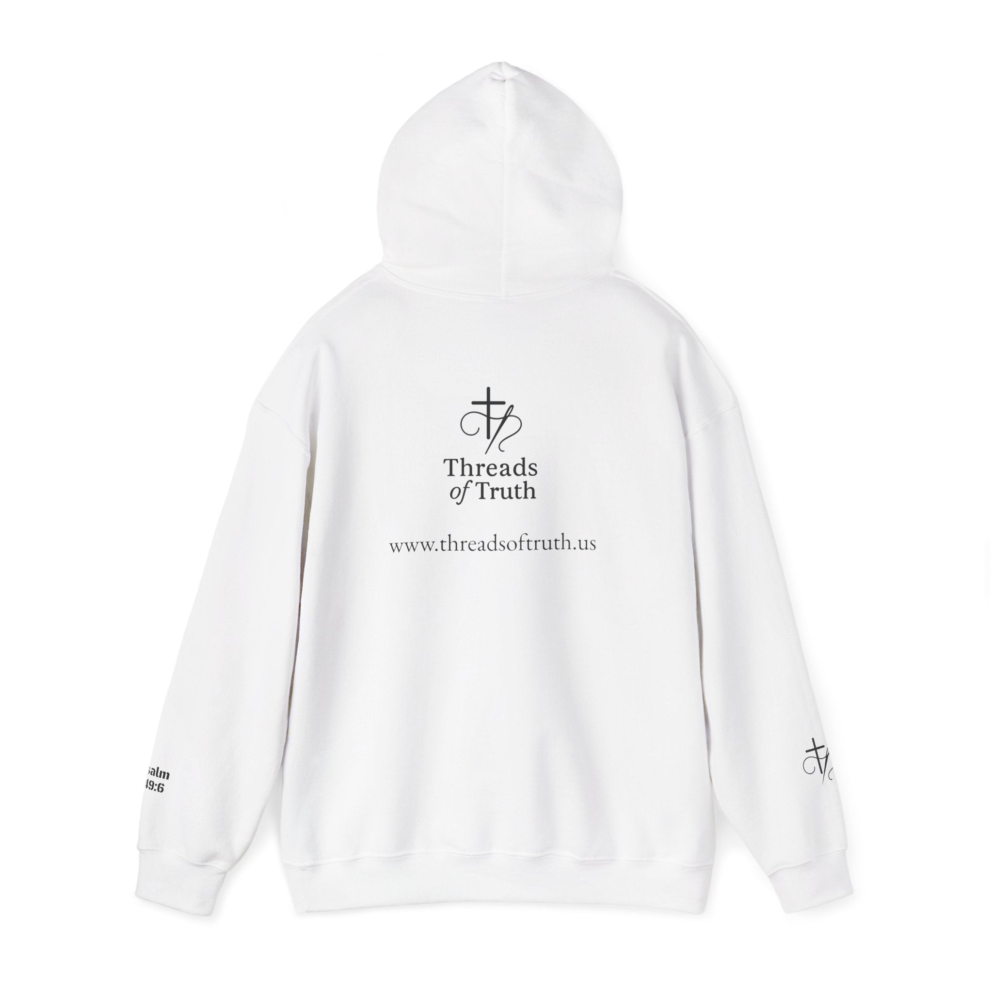 Hooded Sweatshirt Threads of Truth Psalm 149:6