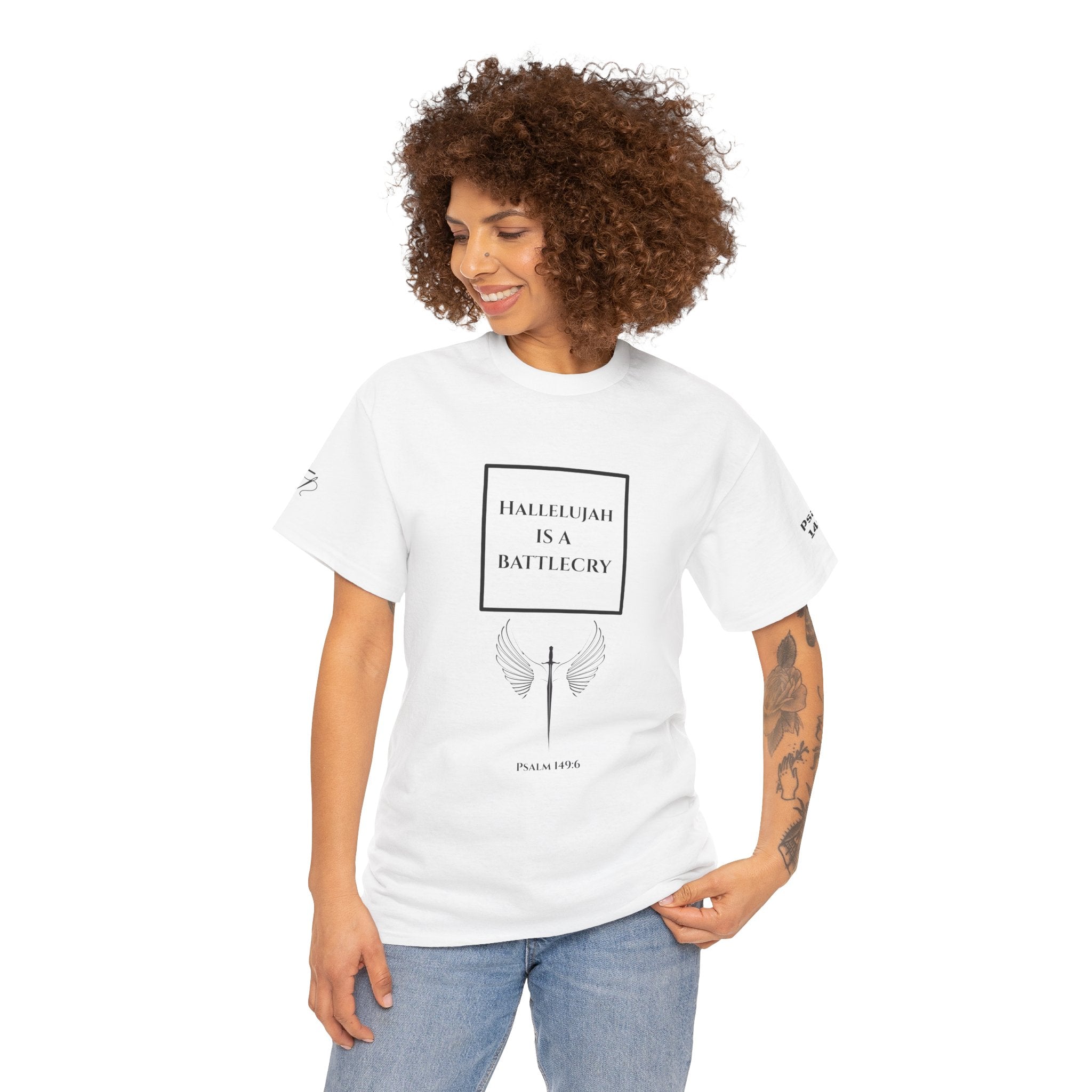Unisex Tee - Threads of Truth, Psalm 149:6.